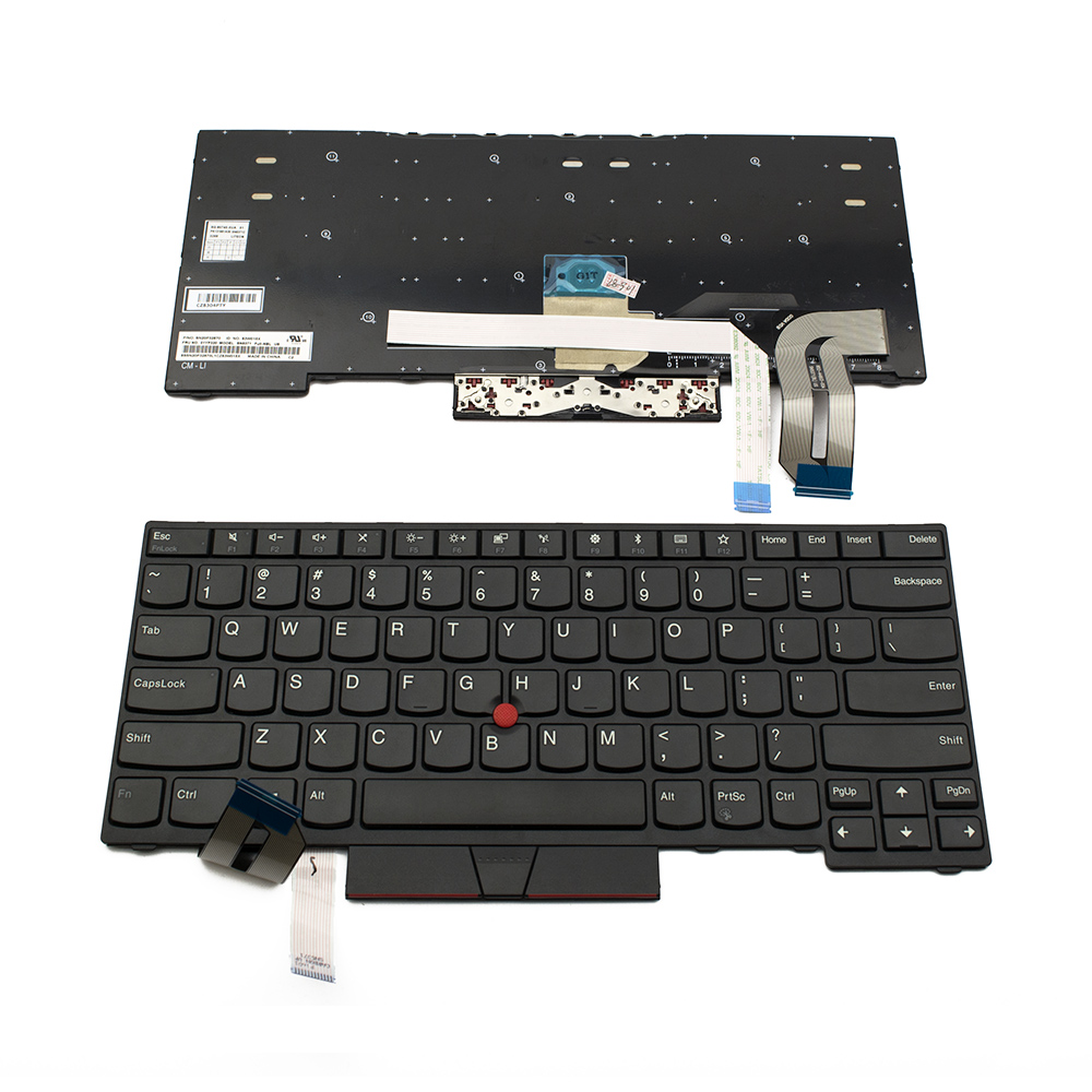Клавиатура за лаптоп Lenovo ThinkPad E480 L480 L380 Черна с Черна Рамка / Black Frame Black | JAR Computers Клавиатура за лаптоп Lenovo ThinkPad E480 L480 L380 Черна с Черна Рамка / Black Frame Black