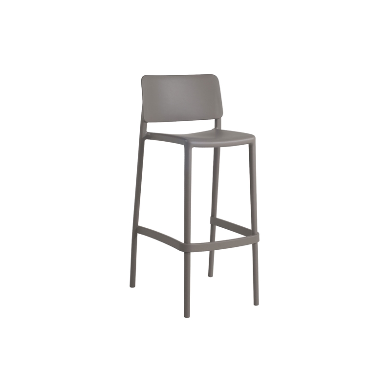 RFG Бар стол Joy S, пластмасов, височина на седалката 75 cm, бежов