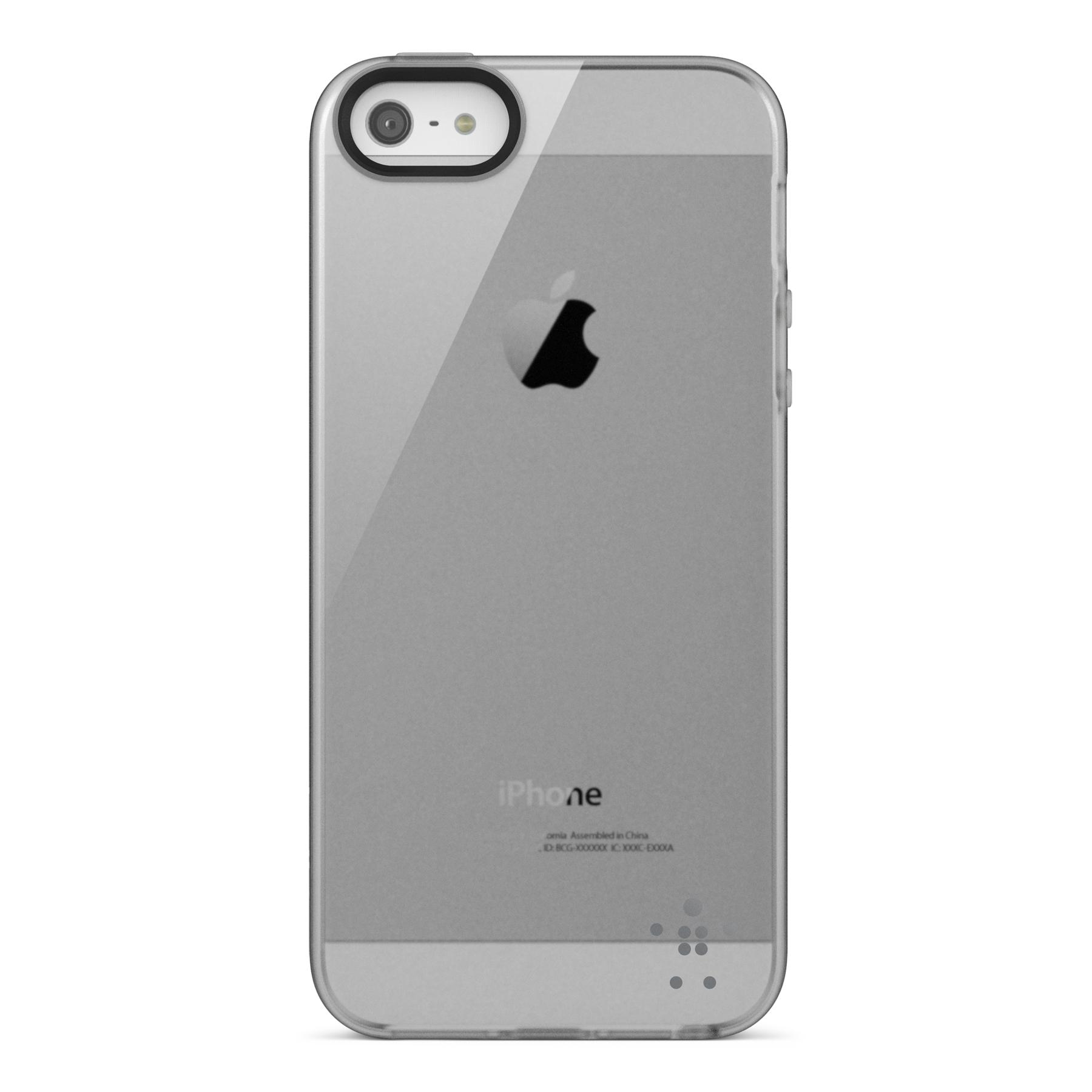 Силиконов калъф за iPhone 5, iPhone 5S, iPhone SE - Belkin Grip Sheer (прозрачен-мат) | JAR Computers Силиконов калъф за iPhone 5, iPhone 5S, iPhone SE - Belkin Grip Sheer (прозрачен-мат)