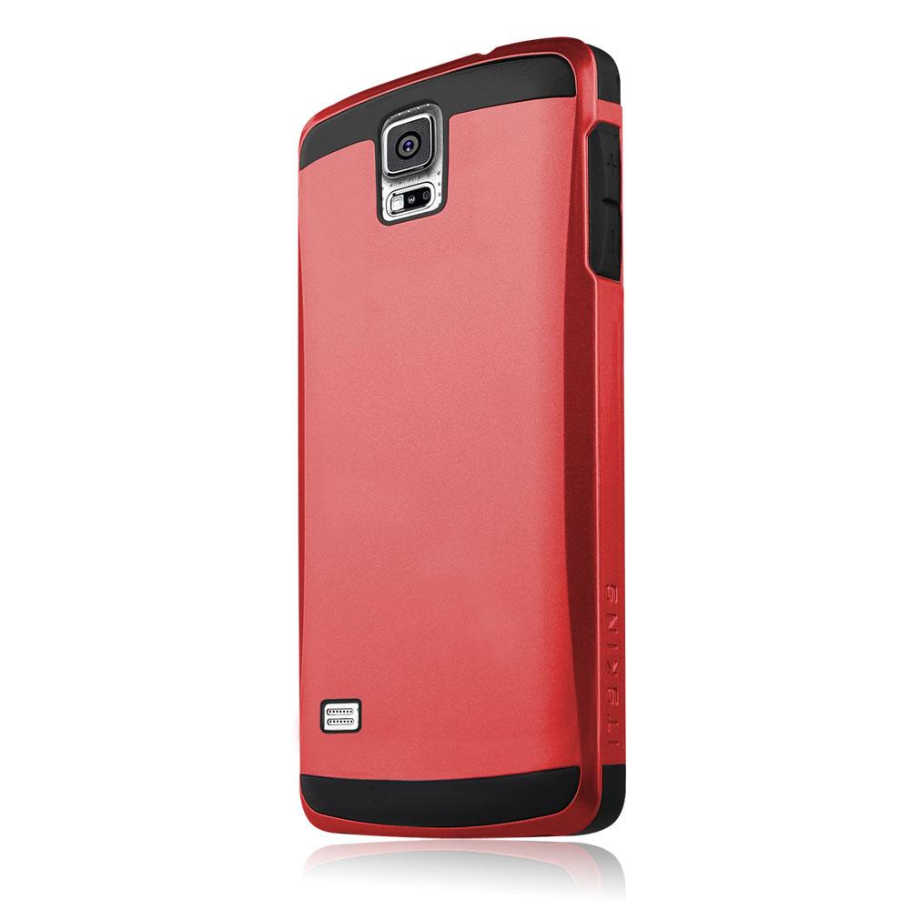 Удароустойчив хибриден кейс за Samsung Galaxy S5 SM-G900, Samsung Galaxy S5 Neo - Itskins Evolution Case (червен) | JAR Computers Удароустойчив хибриден кейс за Samsung Galaxy S5 SM-G900, Samsung Galaxy S5 Neo - Itskins Evolution Case (червен)