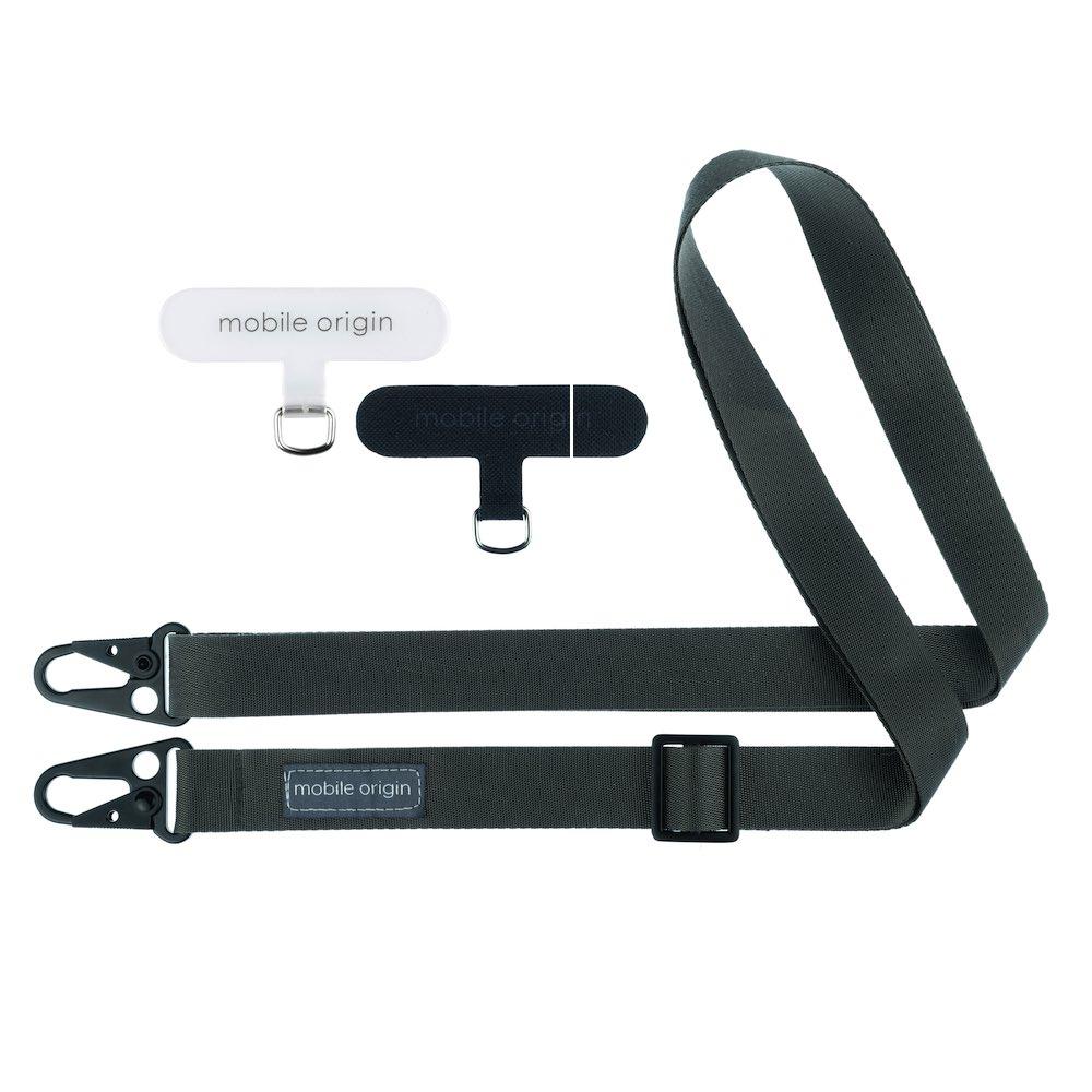 Универсална връзка за носене през врата за смартфони - Mobile Origin Lanyard Tape 25mm (черен) | JAR Computers Универсална връзка за носене през врата за смартфони - Mobile Origin Lanyard Tape 25mm (черен)