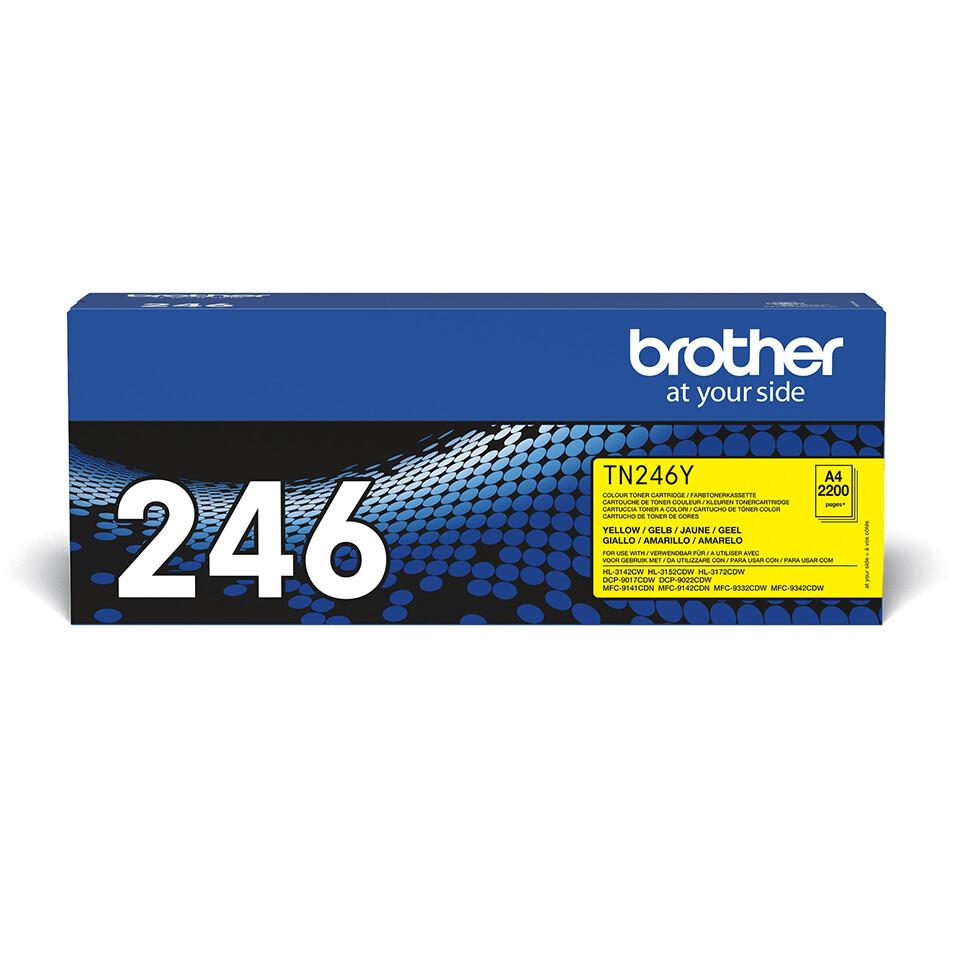 Brother TN-246Y тонер касета 1 броя Оригинал Жълт | JAR Computers Brother TN-246Y тонер касета 1 броя Оригинал Жълт