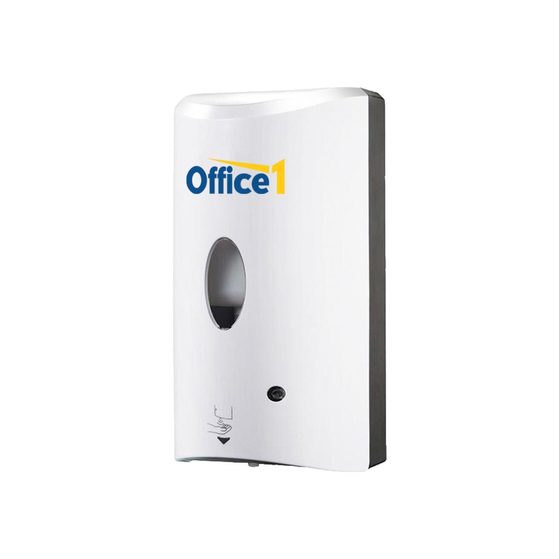 Диспенсър за дезинфектант на гел Office 1, сензорен, 1 L, бял | JAR Computers Диспенсър за дезинфектант на гел Office 1, сензорен, 1 L, бял