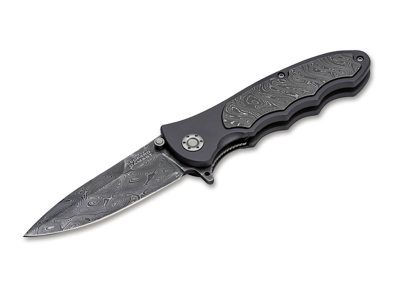 Джобен нож Böker Manufaktur Solingen Leopard-Damascus III Collection