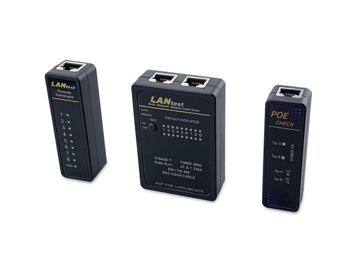 Equip Network Cable Tester, RJ45, BNC, PoE | JAR Computers Equip Network Cable Tester, RJ45, BNC, PoE