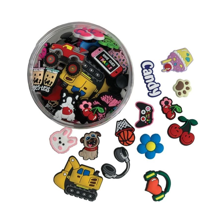 Фигурки CROQPINS за CROQ продукти, CT1111, с мека текстура, 40 дизайна, опаковка 50 бр. | JAR Computers Фигурки CROQPINS за CROQ продукти, CT1111, с мека текстура, 40 дизайна, опаковка 50 бр.