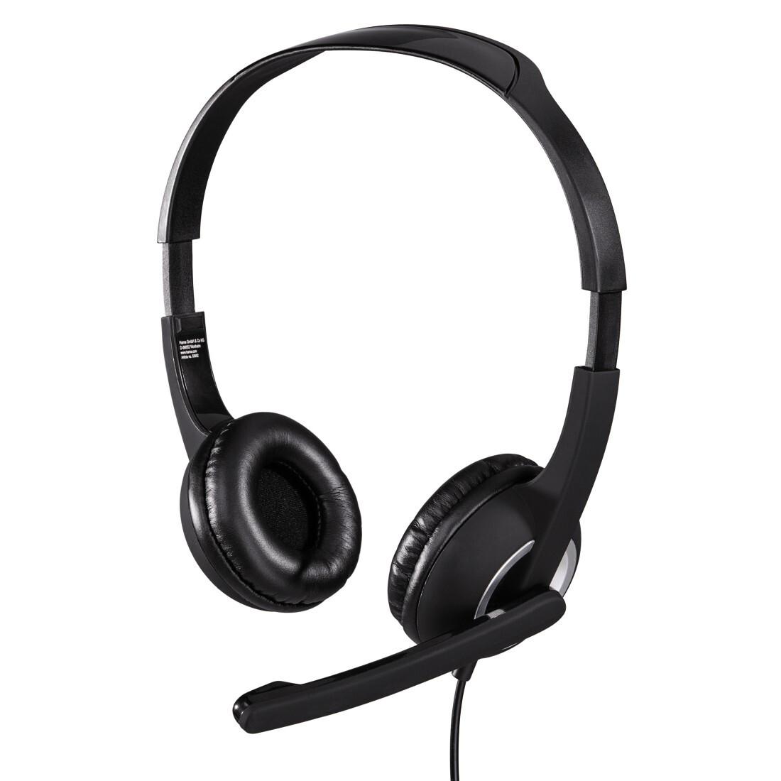 Hama Essential HS 300 Слушалки Жичен Лента за глава Обаждания/музика Сив