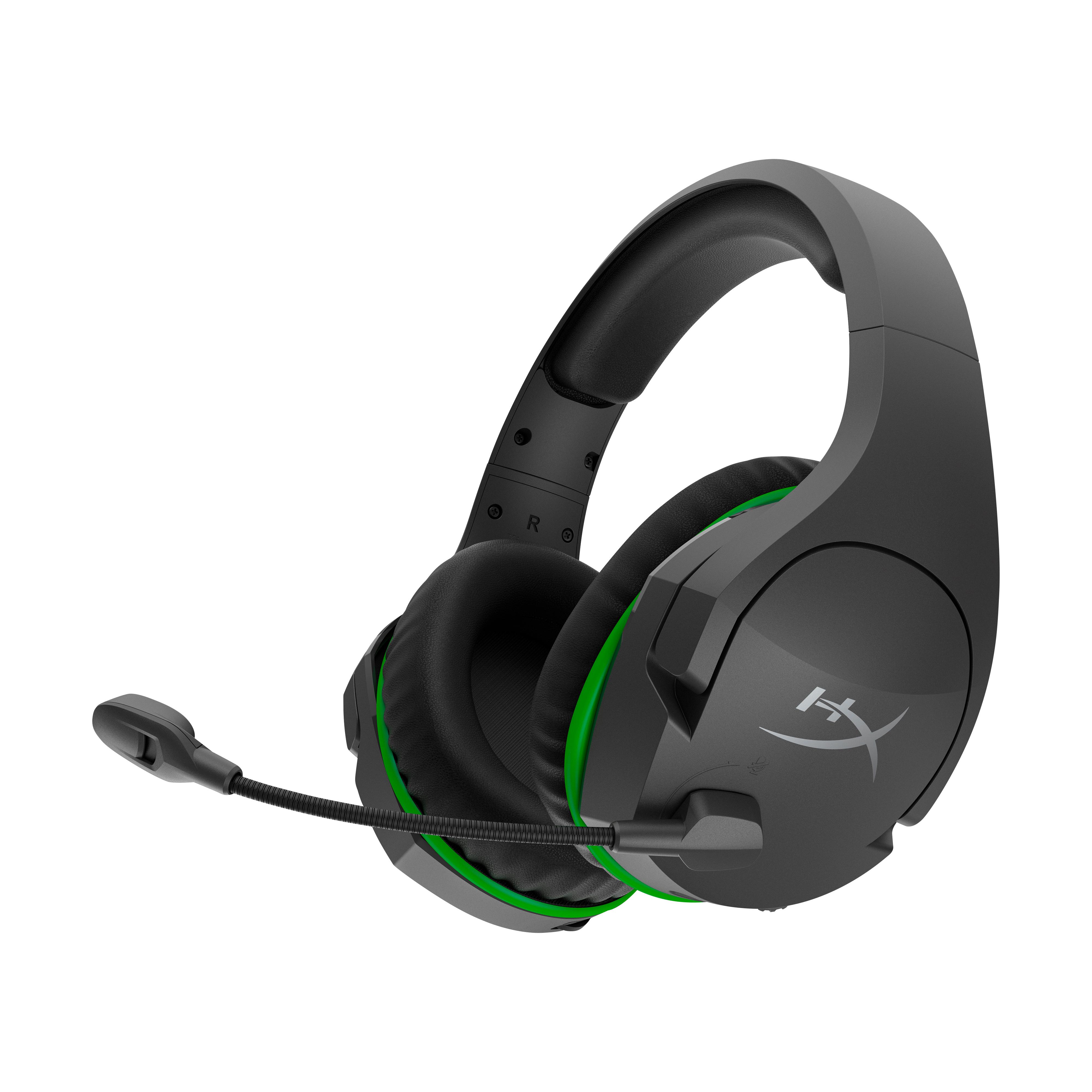 HyperX CloudX Stinger Core – безжични гейминг слушалки (черно-зелени) – Xbox