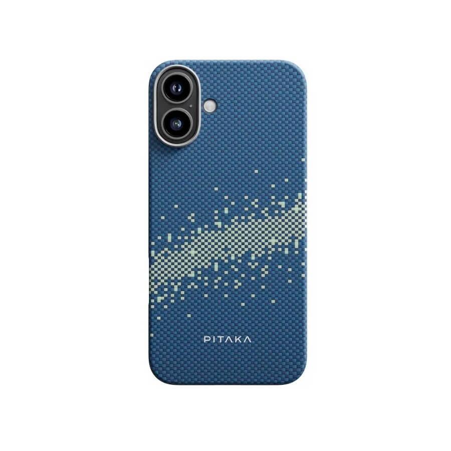 Кевларен кейс с MagSafe за iPhone 16 - Pitaka MagEZ 5 Star Peak Milky Way Aramid Fiber Case (син) | JAR Computers Кевларен кейс с MagSafe за iPhone 16 - Pitaka MagEZ 5 Star Peak Milky Way Aramid Fiber Case (син)