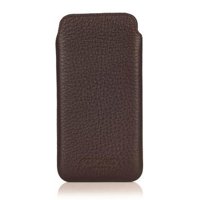 Кожен калъф от естествена кожа за iPhone 5S - Knomo Leather Slim Sleeve (кафяв) | JAR Computers Кожен калъф от естествена кожа за iPhone 5S - Knomo Leather Slim Sleeve (кафяв)