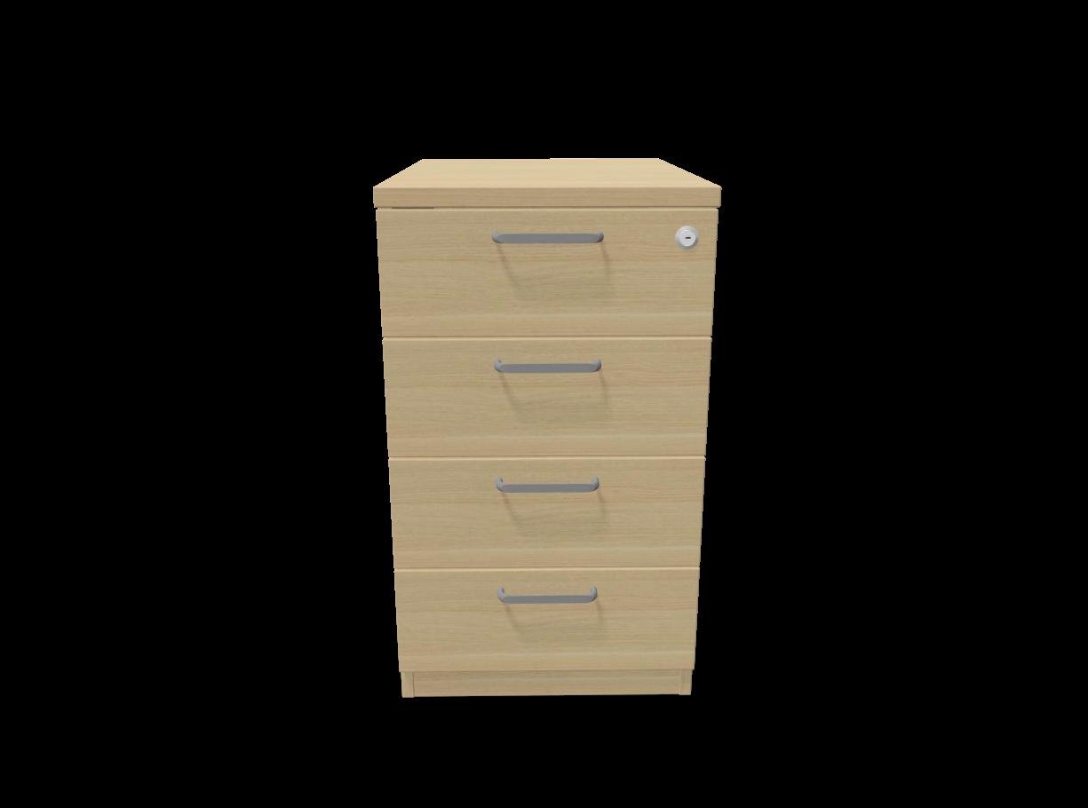 Контейнер с четири чекмеджета Easy Space 4D, 430х600х740мм, ПДЧ 18 мм, дъб Кайзерберг | JAR Computers Контейнер с четири чекмеджета Easy Space 4D, 430х600х740мм, ПДЧ 18 мм, дъб Кайзерберг