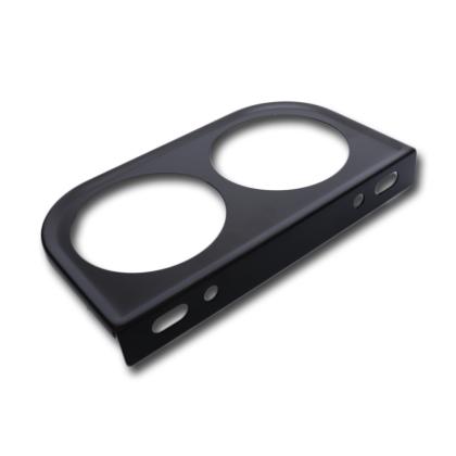 Конзола - стойка за 2 измервателни уреди 52мм - плоска с 4 винта | JAR Computers Конзола - стойка за 2 измервателни уреди 52мм - плоска с 4 винта