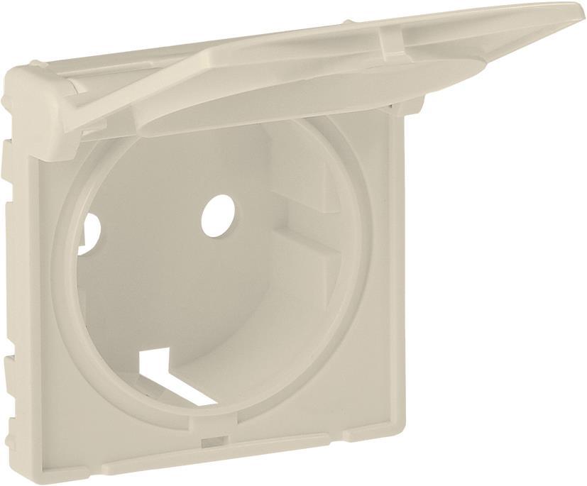 Лицев панел за контакт шуко с капаче цвят крем Valena Life Legrand | JAR Computers Лицев панел за контакт шуко с капаче цвят крем Valena Life Legrand