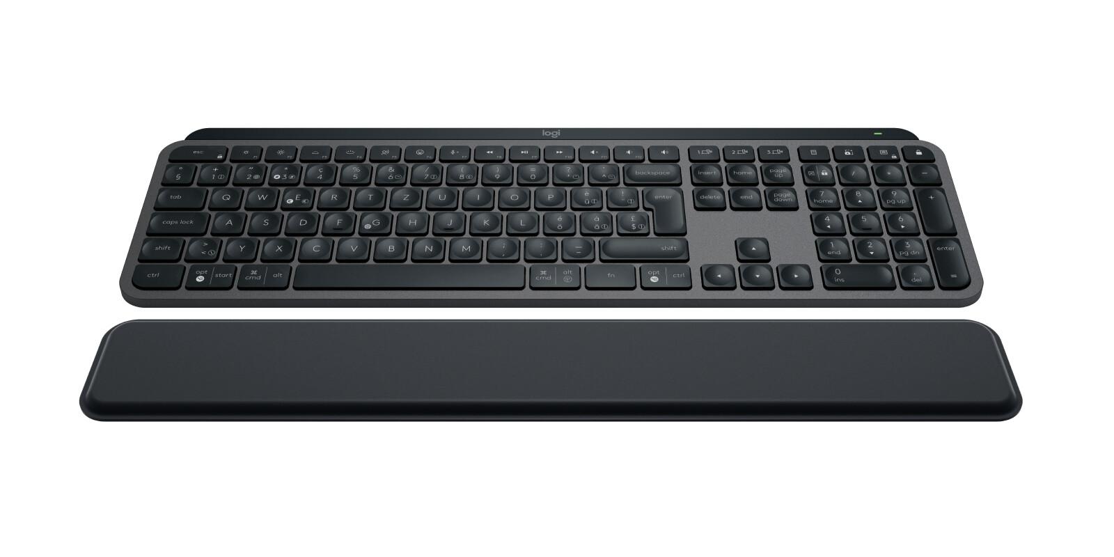 Logitech MX Keys S клавиатура Офис Блутут QWERTZ Швейцарски Графит