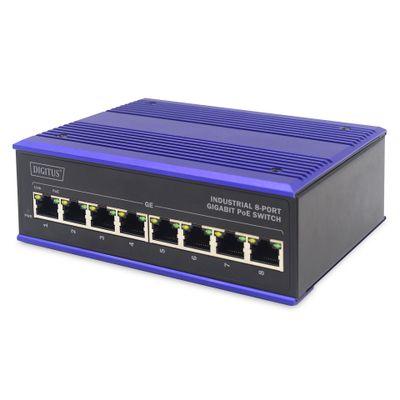 Мрежов суич DIGITUS Industrial - switch - 8 ports - unmanaged | JAR Computers Мрежов суич DIGITUS Industrial - switch - 8 ports - unmanaged