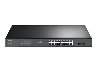 Мрежов суич TP-Link JetStream TL-SG1218MPE - switch - 16 ports - smart - rack-mountable | JAR Computers Мрежов суич TP-Link JetStream TL-SG1218MPE - switch - 16 ports - smart - rack-mountable