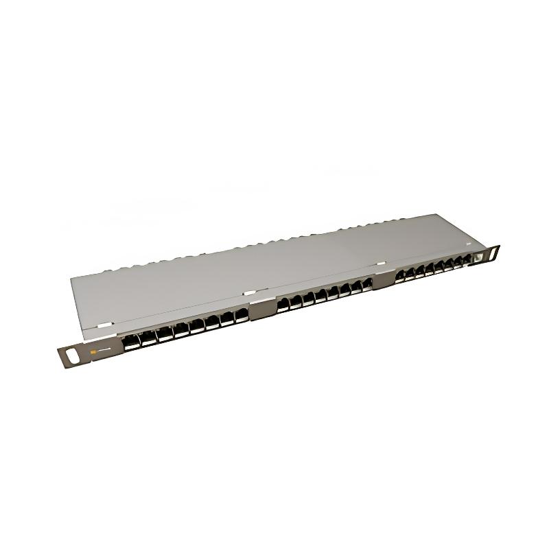 Панел 19" 0.5U 24xRJ45 cat. 5e STP - Solarix SX24HD-5E-STP-SL | JAR Computers Панел 19" 0.5U 24xRJ45 cat. 5e STP - Solarix SX24HD-5E-STP-SL