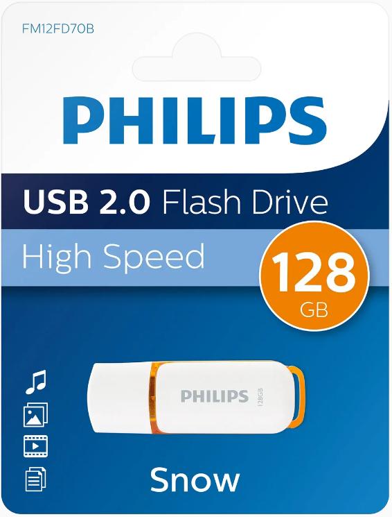 Philips USB памет 2.0 128GB Snow | JAR Computers Philips USB памет 2.0 128GB Snow