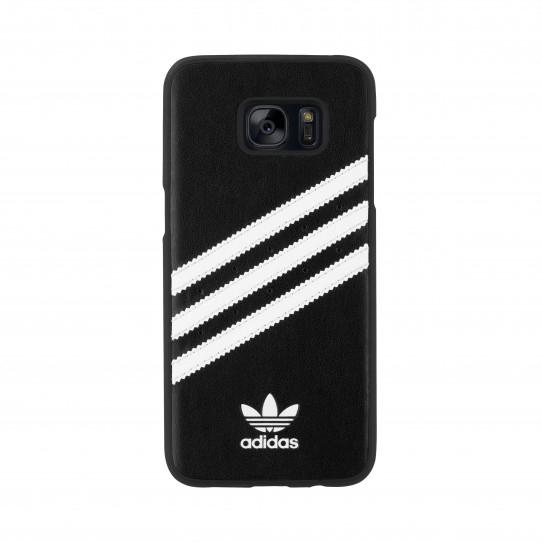 Твърд кейс с кожено покритие за Samsung Galaxy S7 Edge - Adidas Originals Moulded Case (черен) | JAR Computers Твърд кейс с кожено покритие за Samsung Galaxy S7 Edge - Adidas Originals Moulded Case (черен)