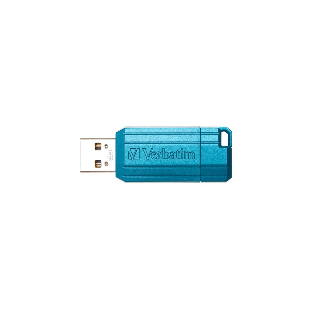 USB флаш памет Verbatim Pinstripe, USB 2.0, 16 GB, синя