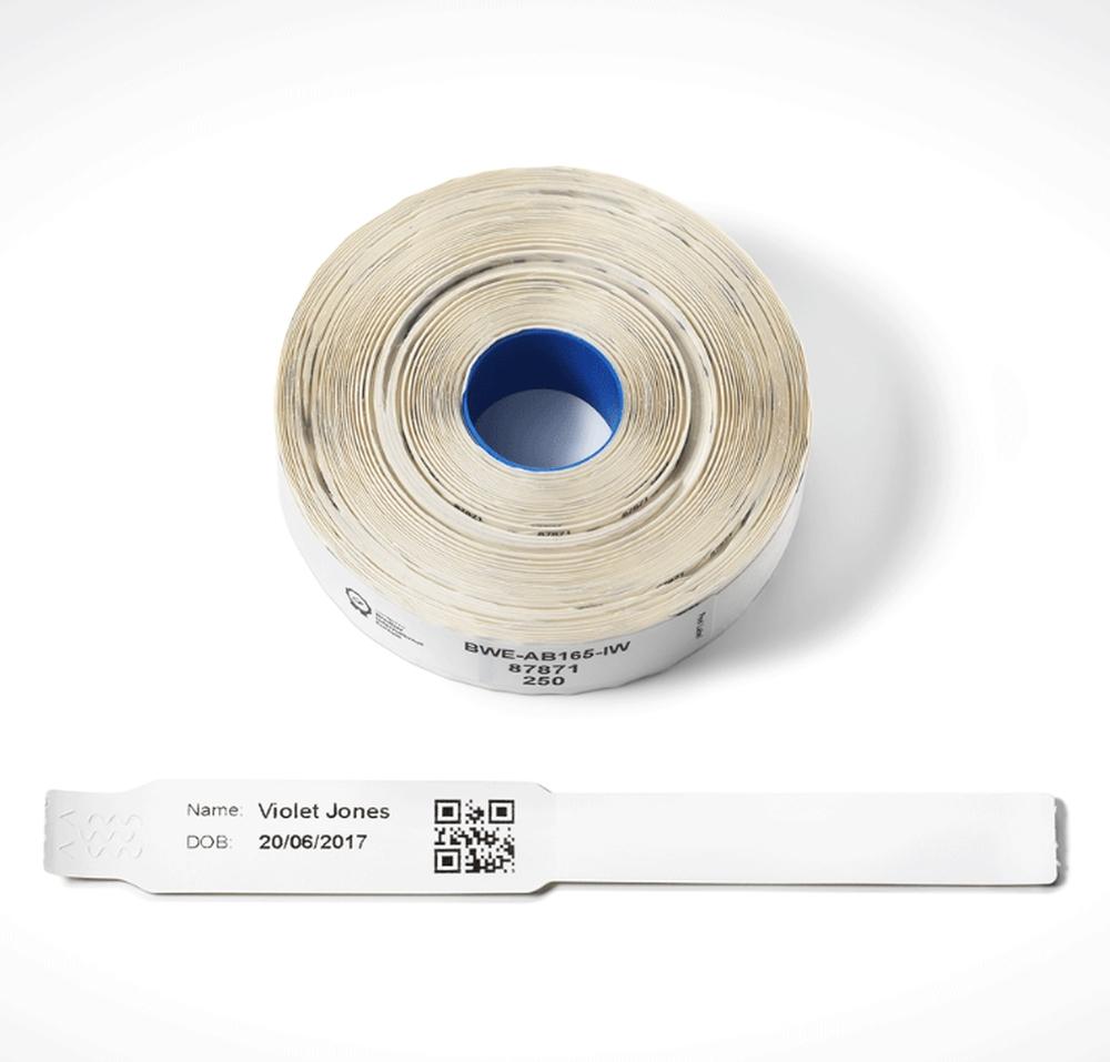 Brother Wristband Infant Adhesive 165mmx20mm (PK OF 4) | JAR Computers Brother Wristband Infant Adhesive 165mmx20mm (PK OF 4)