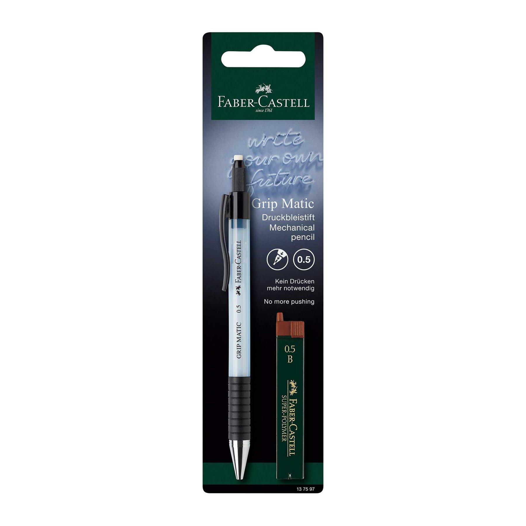 Faber-Castell Автоматичен молив Grip Matic 1375, 0.5 mm, с мини графити, в блистер | JAR Computers Faber-Castell Автоматичен молив Grip Matic 1375, 0.5 mm, с мини графити, в блистер