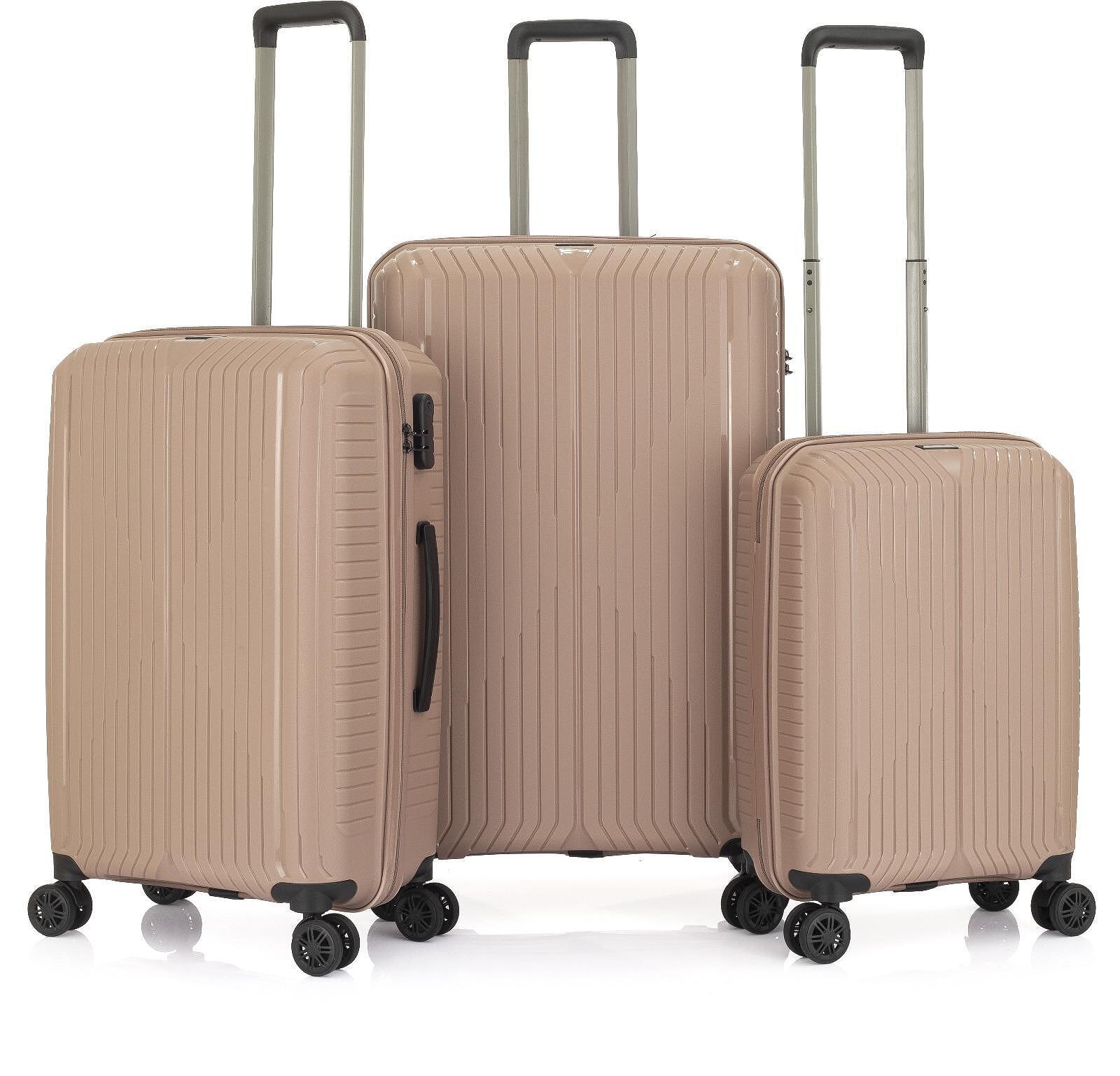 Комплект куфари UYAR, Carmilla, цвят Алмонд, 3 бр. | JAR Computers Комплект куфари UYAR, Carmilla, цвят Алмонд, 3 бр.