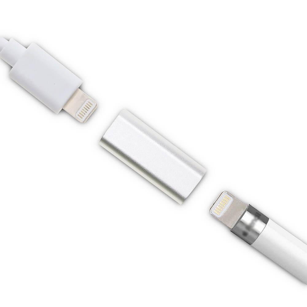 Lightning адаптер (женски към женски Lightning) за зареждане на Apple Pencil (1st Gen) - 4smarts Charging Adapter Lightning to Lightning for Apple Pencil (сребрист) | JAR Computers Lightning адаптер (женски към женски Lightning) за зареждане на Apple Pencil (1st Gen) - 4smarts Charging Adapter Lightning to Lightning for Apple Pencil (сребрист)