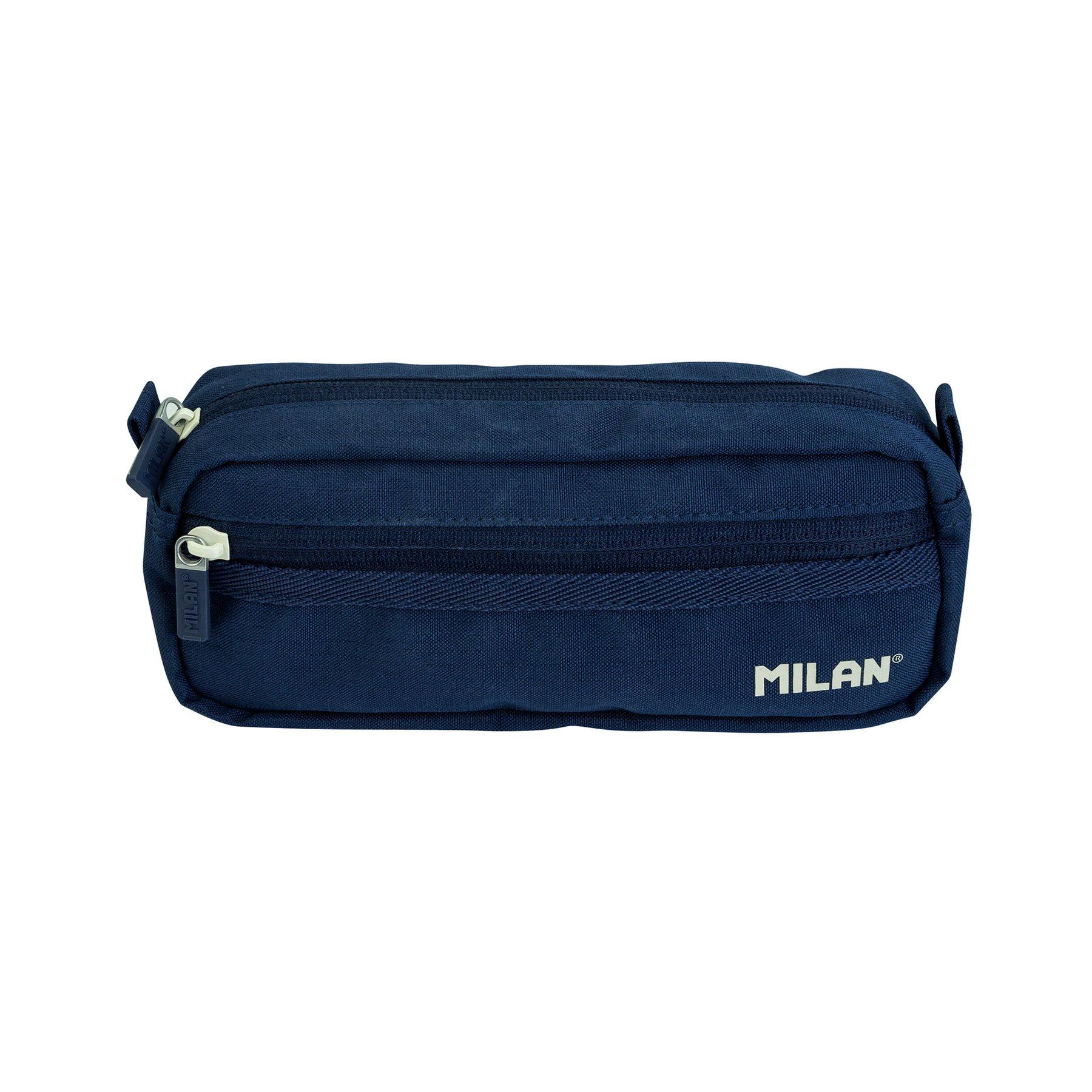 Milan Несесер 1918, с 2 ципа, тъмносин | JAR Computers Milan Несесер 1918, с 2 ципа, тъмносин