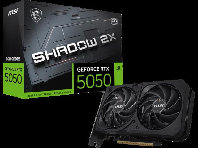 MSI GeForce RTX 5050 8G SHADOW 2X OC