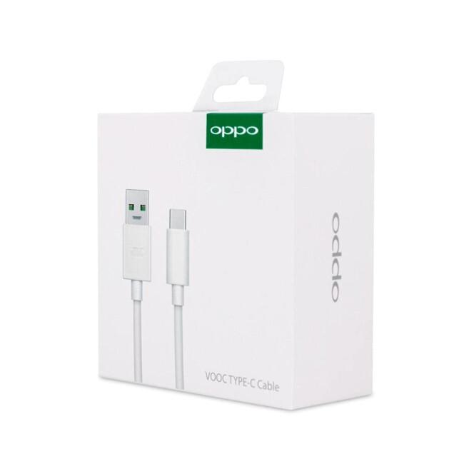 Oppo Кабел OPPO DL129 VOOC Type-C – бял