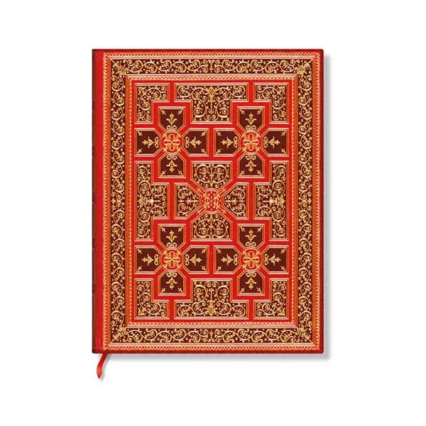 Paperblanks Тефтер War of the roses, Midi, широки редове, твърда корица, 72 листа