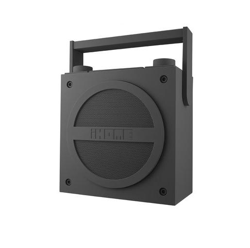 Уникален безжичен спийкър с радио за iPhone и устройства с Bluetooth (сив) - iHome iBT4 Wireless Boombox | JAR Computers Уникален безжичен спийкър с радио за iPhone и устройства с Bluetooth (сив) - iHome iBT4 Wireless Boombox