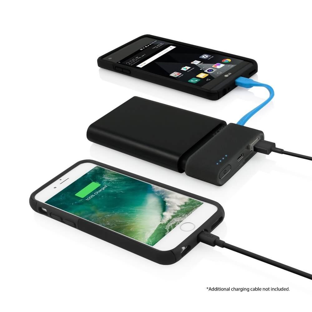 Външна батерия вграден USB-C кабел и USB изход за смартфони и таблети - Incipio OffGrid Power Pack USB-C 8000 mAh (черен) | JAR Computers Външна батерия вграден USB-C кабел и USB изход за смартфони и таблети - Incipio OffGrid Power Pack USB-C 8000 mAh (черен)