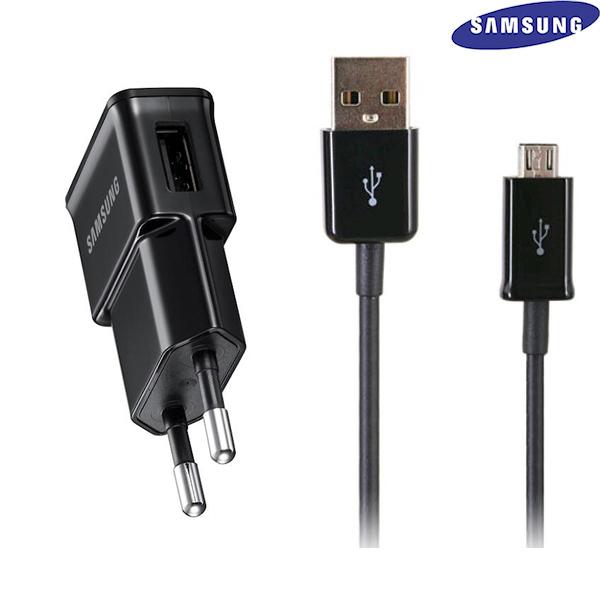 Захранване за ел. мрежа и microUSB кабел за Samsung мобилни устройства (черен) - Samsung Travel Charger ETA0U81EBE (bulk) | JAR Computers Захранване за ел. мрежа и microUSB кабел за Samsung мобилни устройства (черен) - Samsung Travel Charger ETA0U81EBE (bulk)