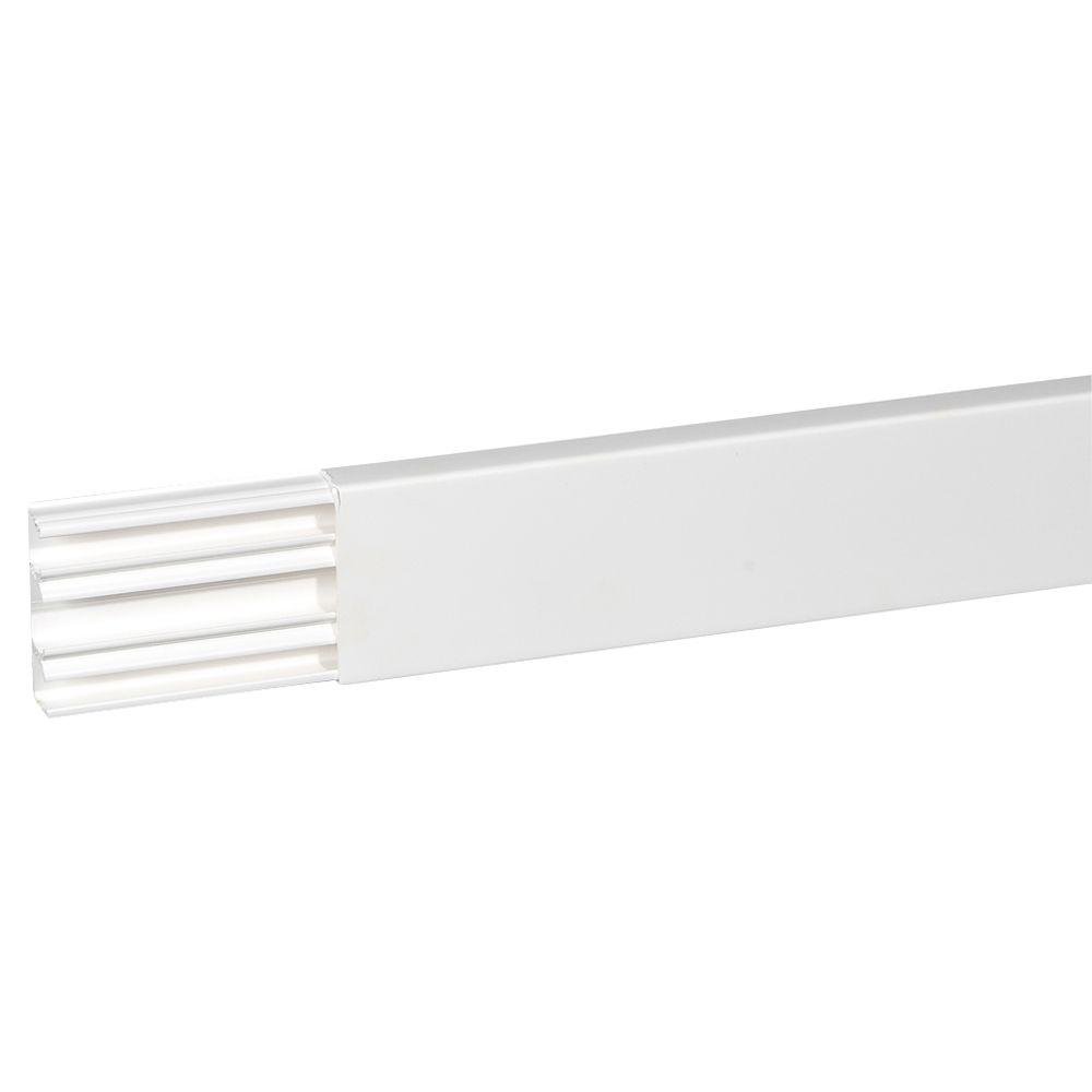 030033 Кабелен канал DLPlus Mini, 2 м, 3 отделения с преграда, 75x20мм, бял, Legrand