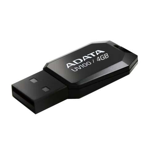 Флаш памет за преносими компютри 4GB (черен) - bulk - Adata 4GB DashDrive™ UV100 Slim Bevelled USB Flash Drive | JAR Computers Флаш памет за преносими компютри 4GB (черен) - bulk - Adata 4GB DashDrive™ UV100 Slim Bevelled USB Flash Drive