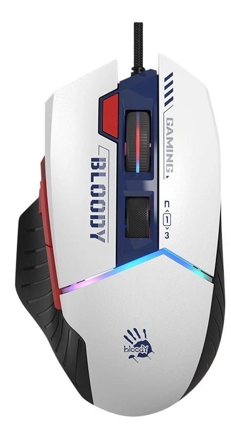 Гейминг мишка A4Tech - Bloody W95Max Sports Navy, оптична, черна/бяла | JAR Computers Гейминг мишка A4Tech - Bloody W95Max Sports Navy, оптична, черна/бяла