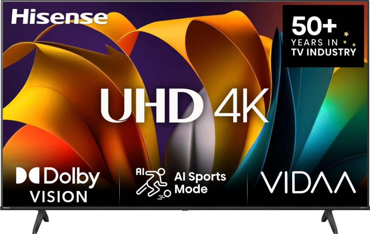 Hisense 85E6NT 2.16 m (85") 4K Ultra HD Smart TV Wi-Fi Black 400 cd/m² | JAR Computers Hisense 85E6NT 2.16 m (85") 4K Ultra HD Smart TV Wi-Fi Black 400 cd/m²