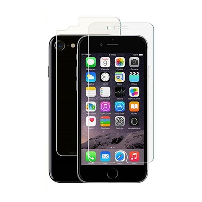 Комплект защитни покрития за дисплея и задната част на iPhone 8, iPhone 7 - ScreenGuard Glossy Set (прозрачни) | JAR Computers Комплект защитни покрития за дисплея и задната част на iPhone 8, iPhone 7 - ScreenGuard Glossy Set (прозрачни)