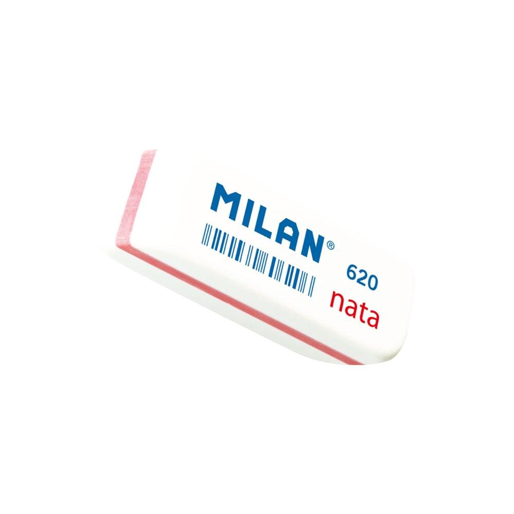 Milan Гума за молив 620 Nata, малка, бяла, 500 броя | JAR Computers Milan Гума за молив 620 Nata, малка, бяла, 500 броя