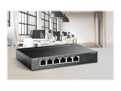 Мрежов суич TP-Link TL-SF1006P - V1 - switch - 6 ports - unmanaged