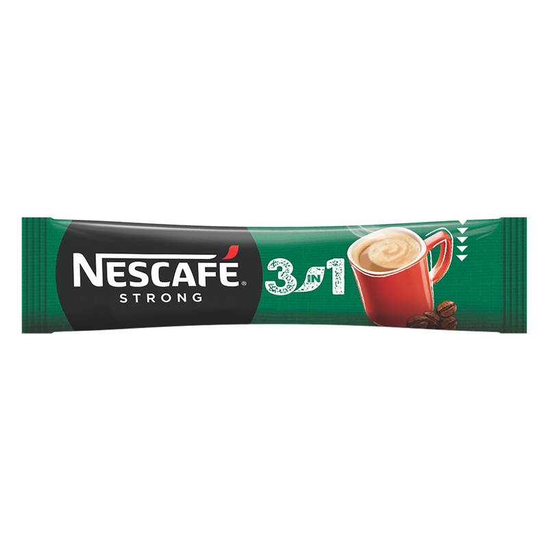Nescafé Разтворимо кафе 3in1 Strong, 17 g, в пакетче, 28 броя | JAR Computers Nescafé Разтворимо кафе 3in1 Strong, 17 g, в пакетче, 28 броя