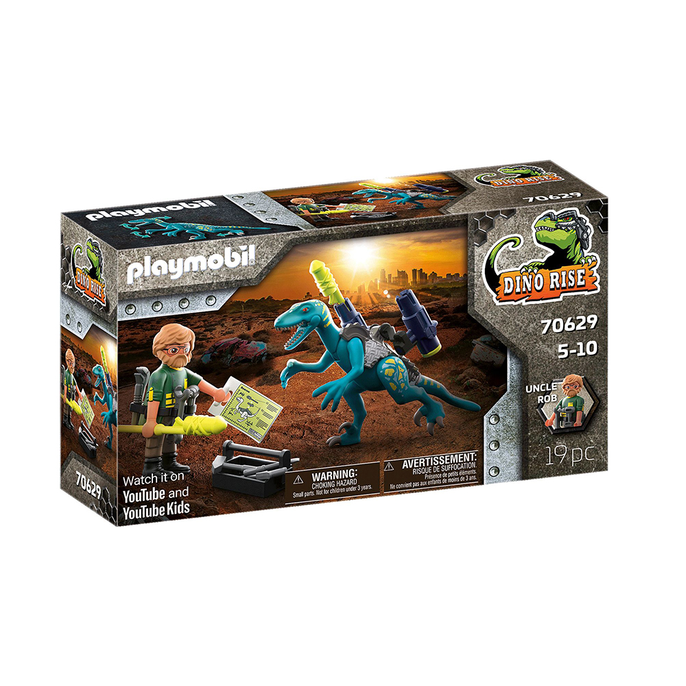 Playmobil Dino Rise Deinonychus with Uncle Rob for 5-10 years(70629) (PLY70629)