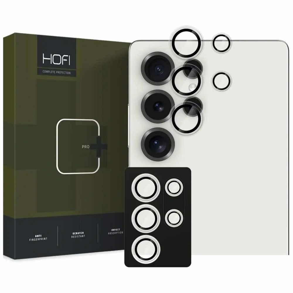 Предпазни стъклени лещи за камерата на Samsung Galaxy S25 Ultra - Hofi CamRing Pro Plus (черен) | JAR Computers Предпазни стъклени лещи за камерата на Samsung Galaxy S25 Ultra - Hofi CamRing Pro Plus (черен)