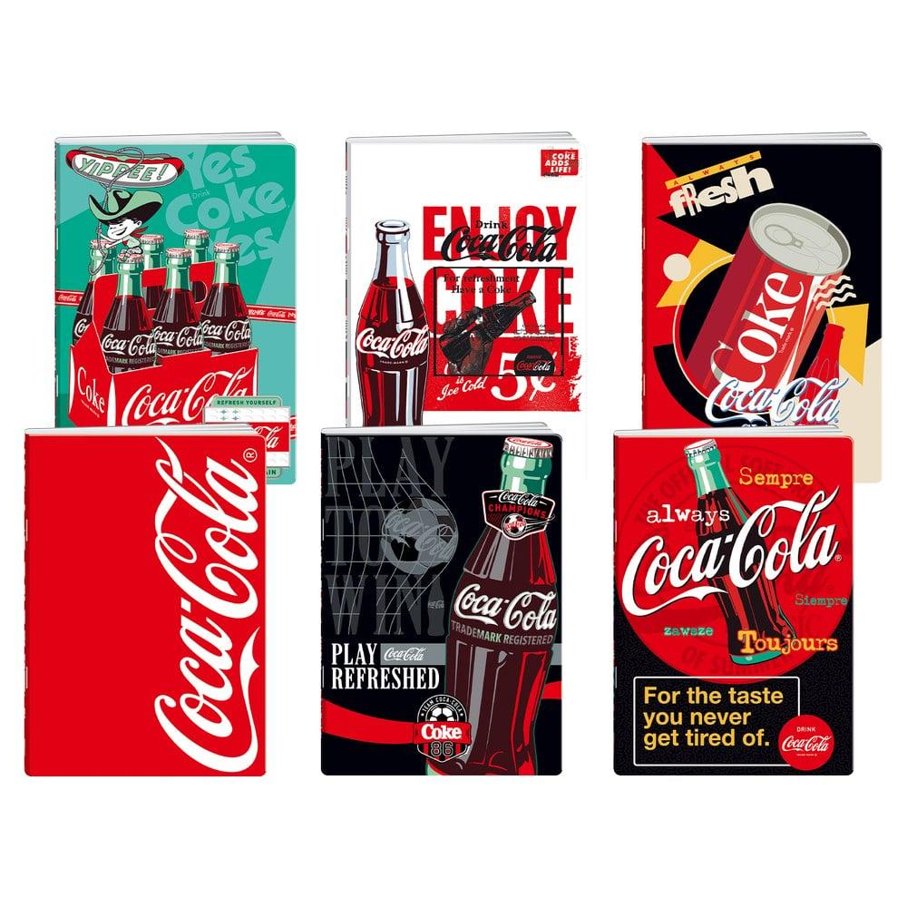 Тетрадка Best Buy Premium, Coca Cola, A4, широки редове, офсетова хартия, 50 листа, асорти, 1 брой