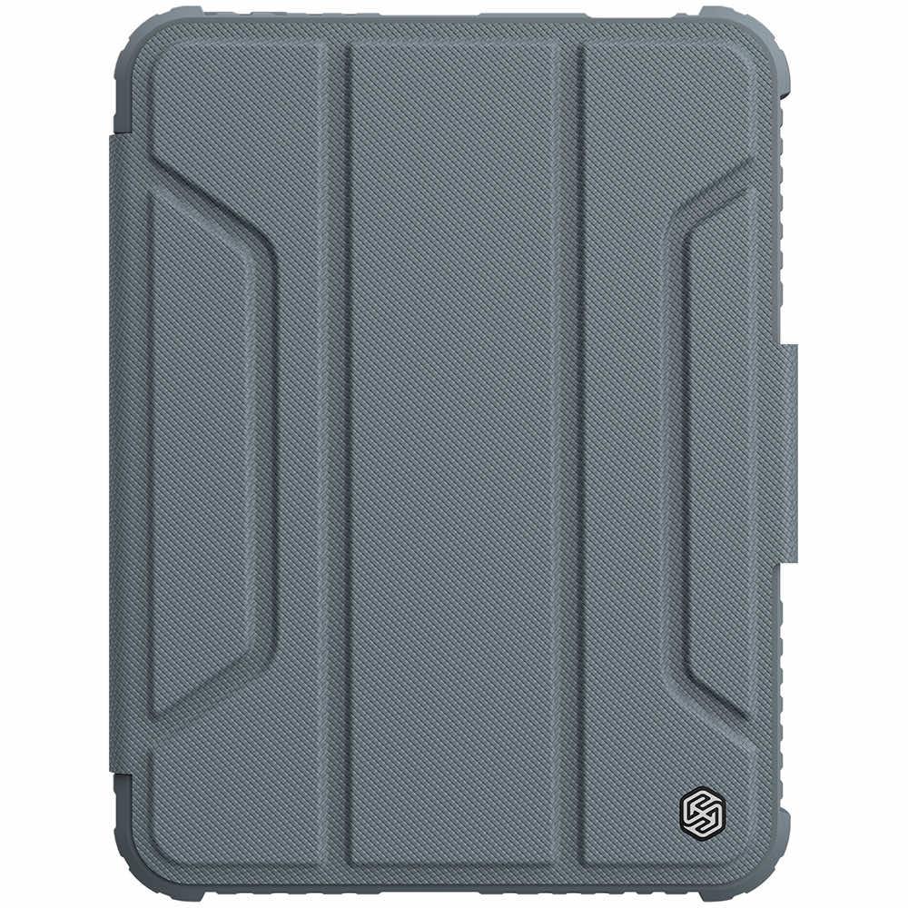 Удароустойчив хибриден кейс за iPad mini 7 (2024), iPad mini 6 (2021) - Nillkin Bumper PRO Protective Stand Case (тъмносив) | JAR Computers Удароустойчив хибриден кейс за iPad mini 7 (2024), iPad mini 6 (2021) - Nillkin Bumper PRO Protective Stand Case (тъмносив)