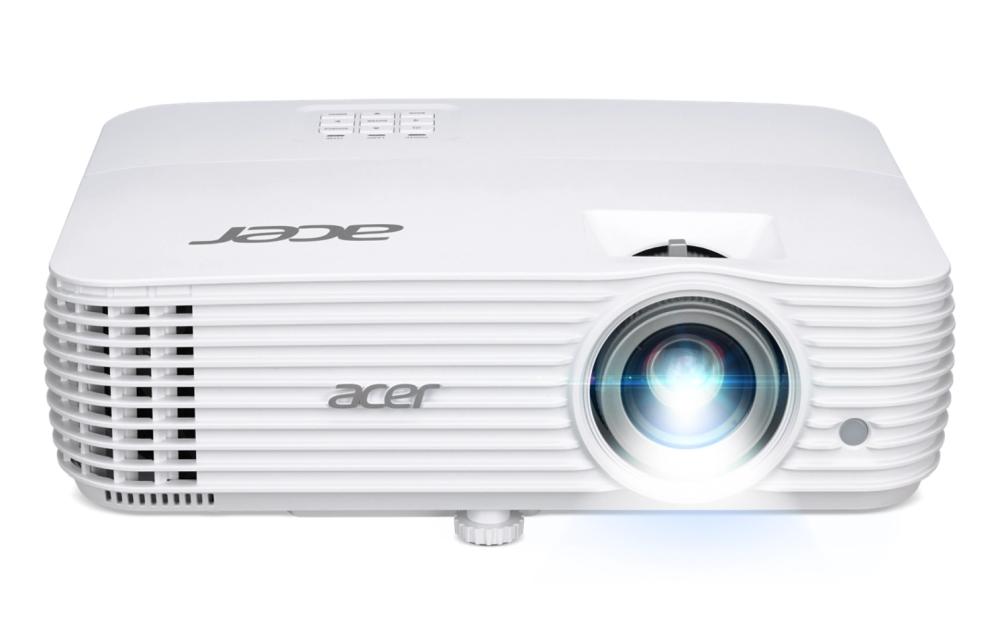 Acer Projector P1557Ki DLP, FHD (1920x1080), 4800 ANSI LUMENS, 10000:1, 2xHDMI 3D, Wireless dongle included, Audio in/out, USB type A (5V/1A), RS-232, Bluelight Shield, LumiSense, Built-in 10W Speaker, 2.9kg, White + Acer T82-W01MW 82.5"