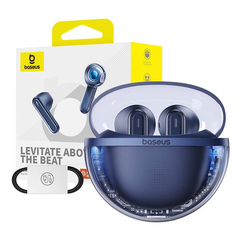 Безжични блутут слушалки със зареждащ кейс - Baseus Bowie E5x TWS In-Ear Bluetooth Earphones (син) | JAR Computers Безжични блутут слушалки със зареждащ кейс - Baseus Bowie E5x TWS In-Ear Bluetooth Earphones (син)