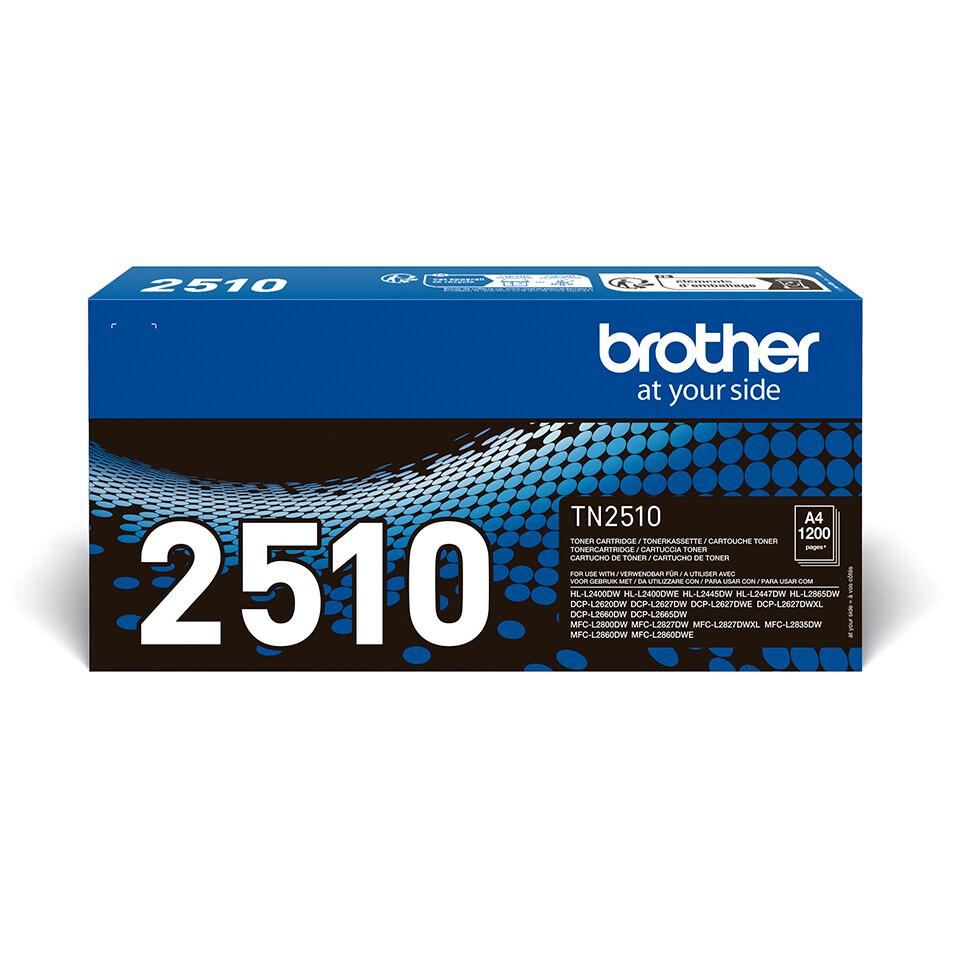 Brother TN-2510 тонер касета 1 броя Оригинал Черен | JAR Computers Brother TN-2510 тонер касета 1 броя Оригинал Черен